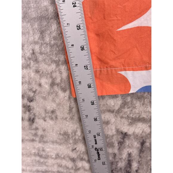 Marimekko Uniqlo Pant Set XS / S Womens Floral Print Button Top Straight Leg - Picture 10 of 13